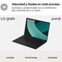 LG Portátil Gram 14ZD90T-G.AX88B Intel Core Ultra 7-255H 32GB RAM 1TB SSD 14" IPS WUXGA 1.12Kg Hasta 30h Negro Sin Sistema Operativo